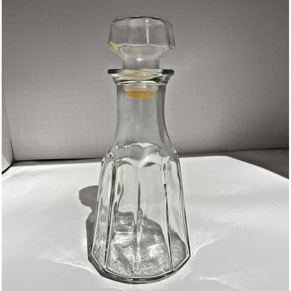 Vintage Good Seasons Clear Glass Oil Cruet Bottle with Double Spout